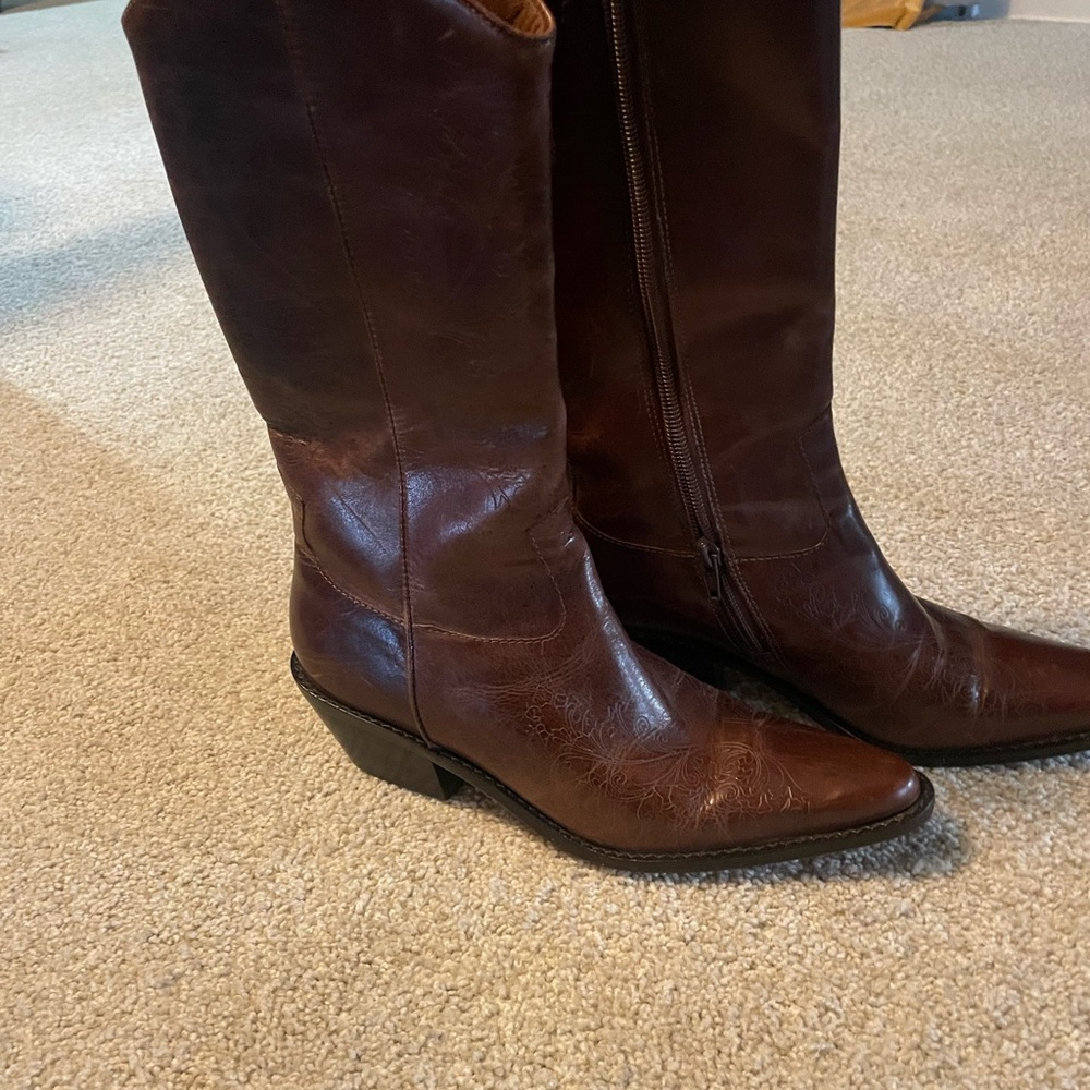Matisse Dark Brown Heeled Boots